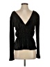 BCBGMAXAZRIA Black Long Sleeve Top Size S - photo 1