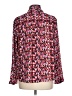 Carolina Belle 100% Polyester Chevron-herringbone Pink Long Sleeve Blouse Size L - photo 2