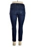 Black Daisy Graphic Blue Jeans Size 16 - photo 2
