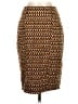 Mossimo Print Brown Formal Skirt Size 2 - photo 1