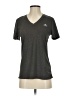 Adidas 100% Polyester Gray Active T-Shirt Size S - photo 1