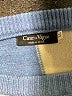 Coeur De Vague 100% Acrylic Color Block Blue Pullover Sweater Size XL - photo 7