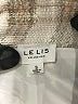 Le Lis 100% Polyester Plaid Ivory Shorts Size S - photo 3