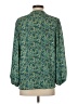 Max Studio 100% Polyester Green 3/4 Sleeve Blouse Size S - photo 2
