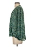 Max Studio 100% Polyester Green 3/4 Sleeve Blouse Size S - photo 5