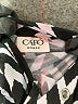 Cato Chevron-herringbone Silver 3/4 Sleeve Blouse Size 18 - photo 7