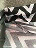 Cato Chevron-herringbone Silver 3/4 Sleeve Blouse Size 18 - photo 8