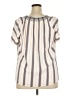 Daniel Rainn Ivory Short Sleeve Blouse Size XXL (estimated) - photo 2