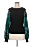 Bibi Teal Long Sleeve Top Size M - photo 1