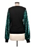 Bibi Teal Long Sleeve Top Size M - photo 2