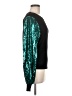 Bibi Teal Long Sleeve Top Size M - photo 4
