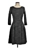 Max Studio Chevron-herringbone Gray Cocktail Dress Size M - photo 1