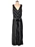 Gap 100% Rayon Stripes Black Jumpsuit Size L - photo 1