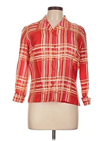 ICE 3/4 Sleeve Silk Top (view 1)