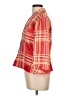 ICE 100% Silk Red 3/4 Sleeve Silk Top Size L - photo 5
