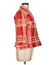 ICE 100% Silk Red 3/4 Sleeve Silk Top Size L - photo 4