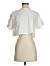 Shein White Short Sleeve Blouse Size 2 - photo 1