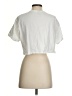 Shein White Short Sleeve Blouse Size 2 - photo 2