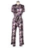 Veronica M. Animal Print Purple Jumpsuit Size S - photo 1