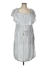BCBGMAXAZRIA Stripes Blue Casual Dress Size L - photo 1
