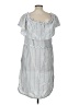 BCBGMAXAZRIA Stripes Blue Casual Dress Size L - photo 2