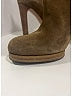 Chloé Brown Tan Suede Platform Ankle Boots Size EU 40 - photo 3