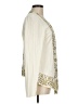 LOGO Lavish 100% Polyester Ivory Long Sleeve Blouse Size M - photo 4