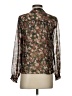 MNG 100% Polyester Brown Long Sleeve Blouse Size 0 - photo 2
