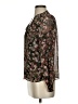 MNG 100% Polyester Brown Long Sleeve Blouse Size 0 - photo 5