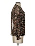 MNG 100% Polyester Brown Long Sleeve Blouse Size 0 - photo 4