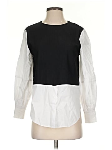 Zara Basic Long Sleeve Blouse (view 1)