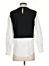 Zara Basic Color Block Black Long Sleeve Blouse Size S - photo 2