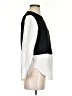 Zara Basic Color Block Black Long Sleeve Blouse Size S - photo 4