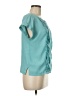 Jason Wu for Target 100% Polyester Teal Short Sleeve Blouse Size M - photo 4