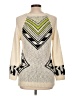 confess 100% Acrylic Chevron-herringbone Ivory Pullover Sweater Size L - photo 2