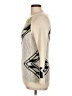 confess 100% Acrylic Chevron-herringbone Ivory Pullover Sweater Size L - photo 5