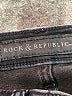 Rock & Republic Chevron-herringbone Black Jeans Size 2M - photo 7