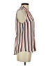 Dna Couture 100% Polyester Stripes Ivory Sleeveless Blouse Size S - photo 4