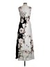 Shein 100% Polyester Floral Gray Casual Dress Size 4 - photo 2