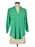 Harper 100% Polyester Green 3/4 Sleeve Blouse Size S - photo 1