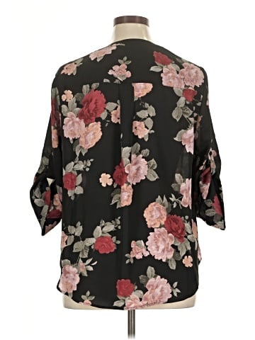 Torrid 3/4 Sleeve Blouse (view 2)
