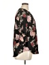 Torrid 100% Polyester Floral Black 3/4 Sleeve Blouse Size 1X Plus (1) - photo 4
