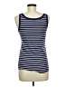 Caslon Stripes Blue Tank Top Size M - photo 2