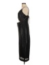 L'Agence 100% Polyester Metallic Black Cocktail Dress Size 8 - photo 5