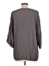 Lido 100% Rayon Gray 3/4 Sleeve Blouse Size L - photo 2