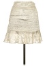 IRO Metallic Ivory Silk Skirt Size EU (FR) 34 / US 2 - photo 2