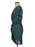 Shein 100% Polyester Solid Teal Cocktail Dress Size 4 - photo 5