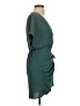 Shein 100% Polyester Solid Teal Cocktail Dress Size 4 - photo 4