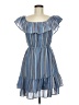 Everly Stripes Blue Casual Dress Size M - photo 1