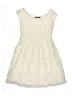 Sequin Hearts 100% Polyester Ivory Dress Size 12 - photo 1